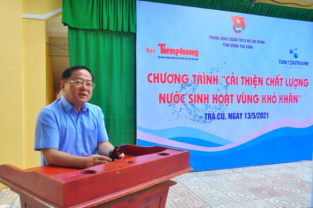 Trao tặng máy lọc nước và bồn chứa nước cho trường học tại Trà Vinh ảnh 3