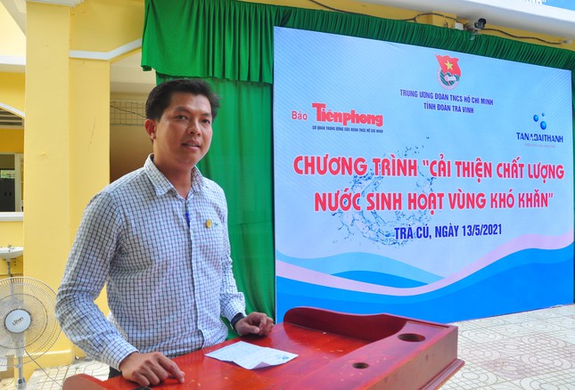 Trao tặng máy lọc nước và bồn chứa nước cho trường học tại Trà Vinh ảnh 6