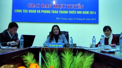 Đại diện Tỉnh đoàn Bắc Giang phát biểu