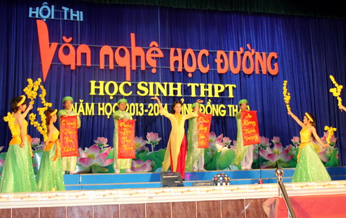 Sôi nổi Hội thi Văn nghệ học đường