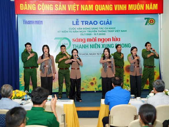 70 năm - sáng mãi ngọn lửa thanh niên xung phong: An Hiếu giành giải nhất - Ảnh 2.